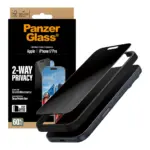Apsauginis stiklas PanzerGlass 2-Way Privacy Screen Protector iPhone 17 Pro (PG25586), vaizdas 6