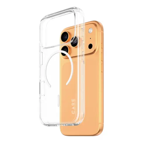 Telefono dėklas PanzerGlass CARE by Urban Explorer Case Transparent w. White MagSafe iPhone 18 Pro (CR29887)