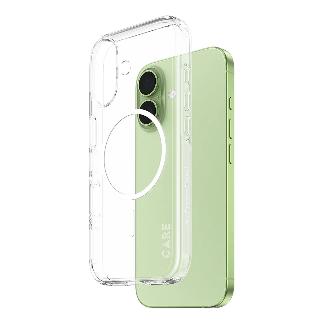 PanzerGlass CARE™ by ® Urban Explorer Case Transparent w. White MagSafe iPhone 17 mobile phone case PanzerGlass CARE™ by ® Urban Explorer Case Transparent w. White MagSafe iPhone 17 mobile phone case