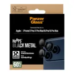 Apsauginis stiklas PanzerGlass Hoops Camera Lens Protector Black iPhone 17 Pro, iPhone 17 Pro Max (PG43455), vaizdas 3