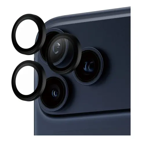 Apsauginis stiklas PanzerGlass Hoops Camera Lens Protector Black iPhone 17 Pro, iPhone 17 Pro Max (PG43455)