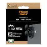 Apsauginis stiklas PanzerGlass Hoops Camera Lens Protector Black iPhone 17, iPhone 16, 16 Plus (PG55024), vaizdas 3