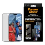 Apsauginis stiklas PanzerGlass 2-Way Privacy Screen Protector iPhone 17 Pro Max (PG35684), vaizdas 2