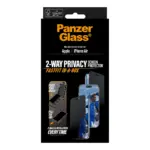 Apsauginis stiklas PanzerGlass 2-Way Privacy Screen Protector iPhone Air (PG53680), vaizdas 3
