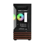 Thermaltake View 170 WS ARGB korpuso šonas, su įmontuotais 120 mm ventiliatoriais