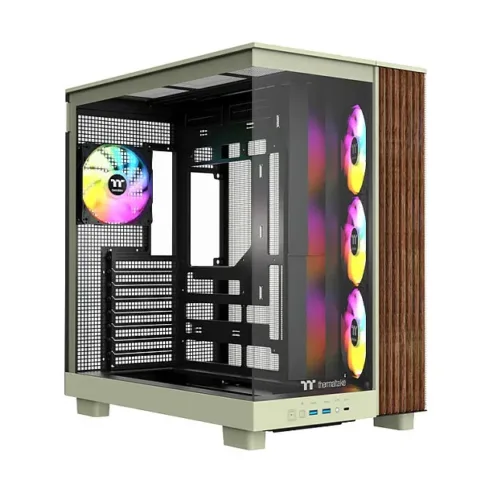 Thermaltake CA-11E-00MEWN-WS, Midi Tower, žalias korpusas
