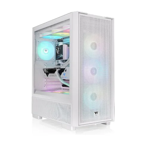 Thermaltake S380 TG ARGB korpusas su grūdintu stiklu ir ARGB apšvietimu