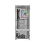 Korpusas Thermaltake S380 TG ARGB, matomas iš šono su įmontuotu apšvietimu