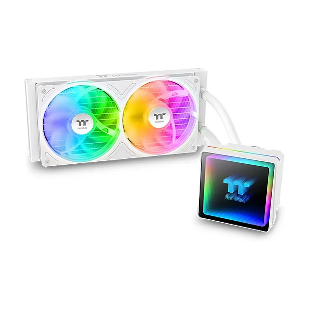 Thermaltake TH240 V3 ARGB Thermaltake TH240 V3 ARGB, All-in-one skystas aušintuvas, 12 cm, baltas