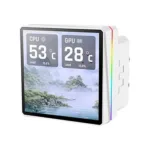 Thermaltake TH360 V3 Ultra ARGB, artimiausio vaizdo kampas su skirtingais jungtimis