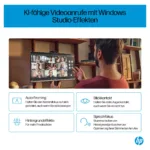 Stacionarus kompiuteris HP OmniStudio X 27" FHD IPS All-in-One Ultra 5-125H 16GB/512GB SSD Win11 (B46L6EA#ABD), vaizdas 12
