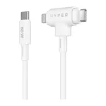 USB kabelis HYPER HyperJuice (HJ4010WHGL), vaizdas 3