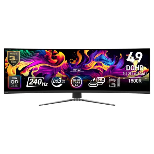 MSI MPG 491CQPXDE QD-OLED computer monitor