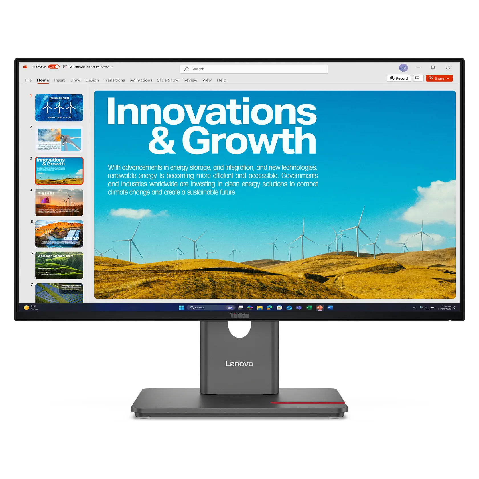 Lenovo ThinkVision P24QD-40 computer monitor Lenovo ThinkVision P24QD-40 computer monitor