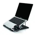 Nešiojamo kompiuterio aušinimo padas Conceptronic THANA ERGO S, Laptop Cooling Stand (THANA03G), vaizdas 5