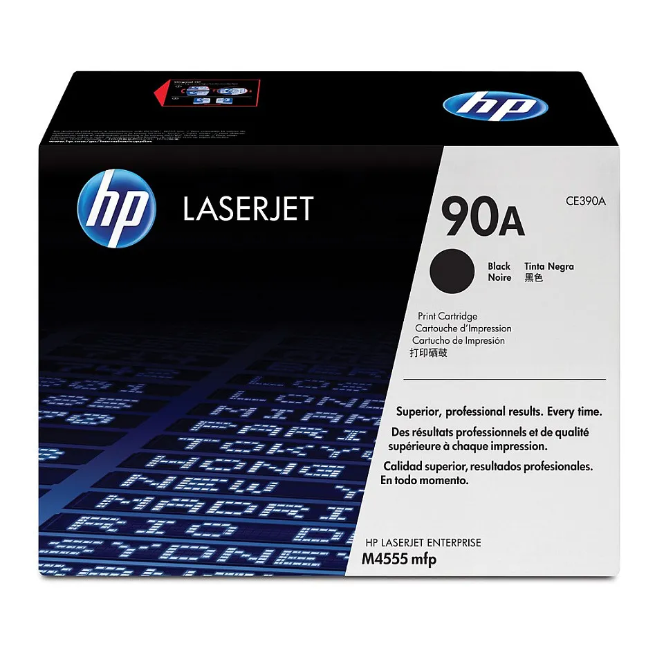 HP 90A Black Original LaserJet toner cartridge Tonerio kasetė HP 90A (CE390A), juodos spalvos