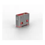 USB laidas ar adapteris Lindy 40460 port blocker, vaizdas 3