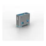 USB laidas ar adapteris Lindy 40462 port blocker, vaizdas 3