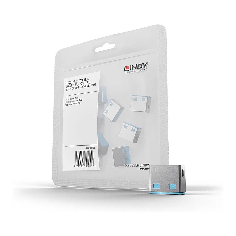 Lindy 40462 port blocker USB laidas ar adapteris Lindy 40462 port blocker
