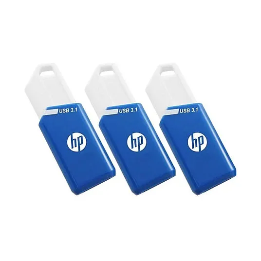HP X755W PACK x3 USB flash drive USB atmintinė HP X755W PACK x3 (P-HPFD755W128X3-GE)