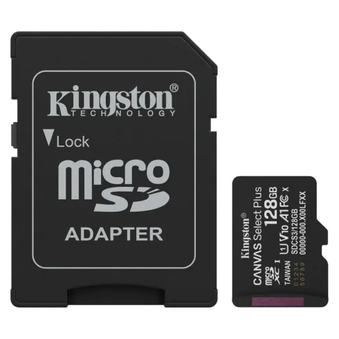 Atminties kortelė Kingston Technology Canvas Select Plus Gen3 (SDCS3/128GB)