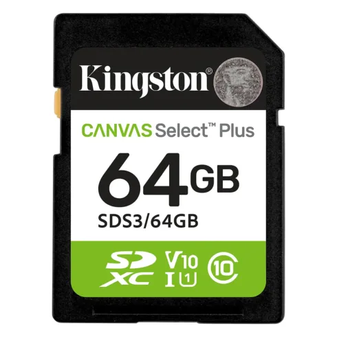 Atminties kortelė Kingston Technology Canvas Select Plus Gen3 (SDS3/64GB)