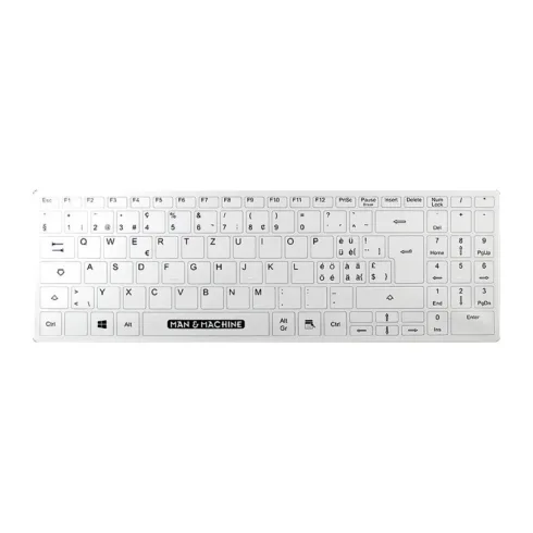 MAN&MACHINE ITs Cool Hygienetastatur fullsize Flat DE white