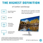 HP M27fq QHD Monitor computer monitor