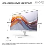 Monitorius HP 527sa, 5 Series, 68.6 cm (27") (94F48E9#ABB), vaizdas 6