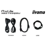 Monitorius iiyama ProLite XB2792QSU-B1, matinis ekranas ir išmanusis dizainas