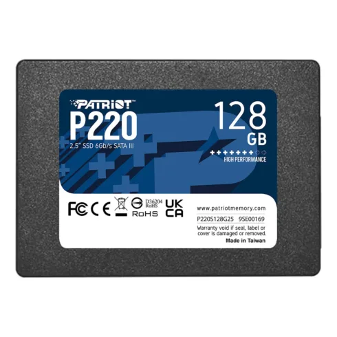 SSD diskas Patriot Memory P220 128GB (P220S128G25)