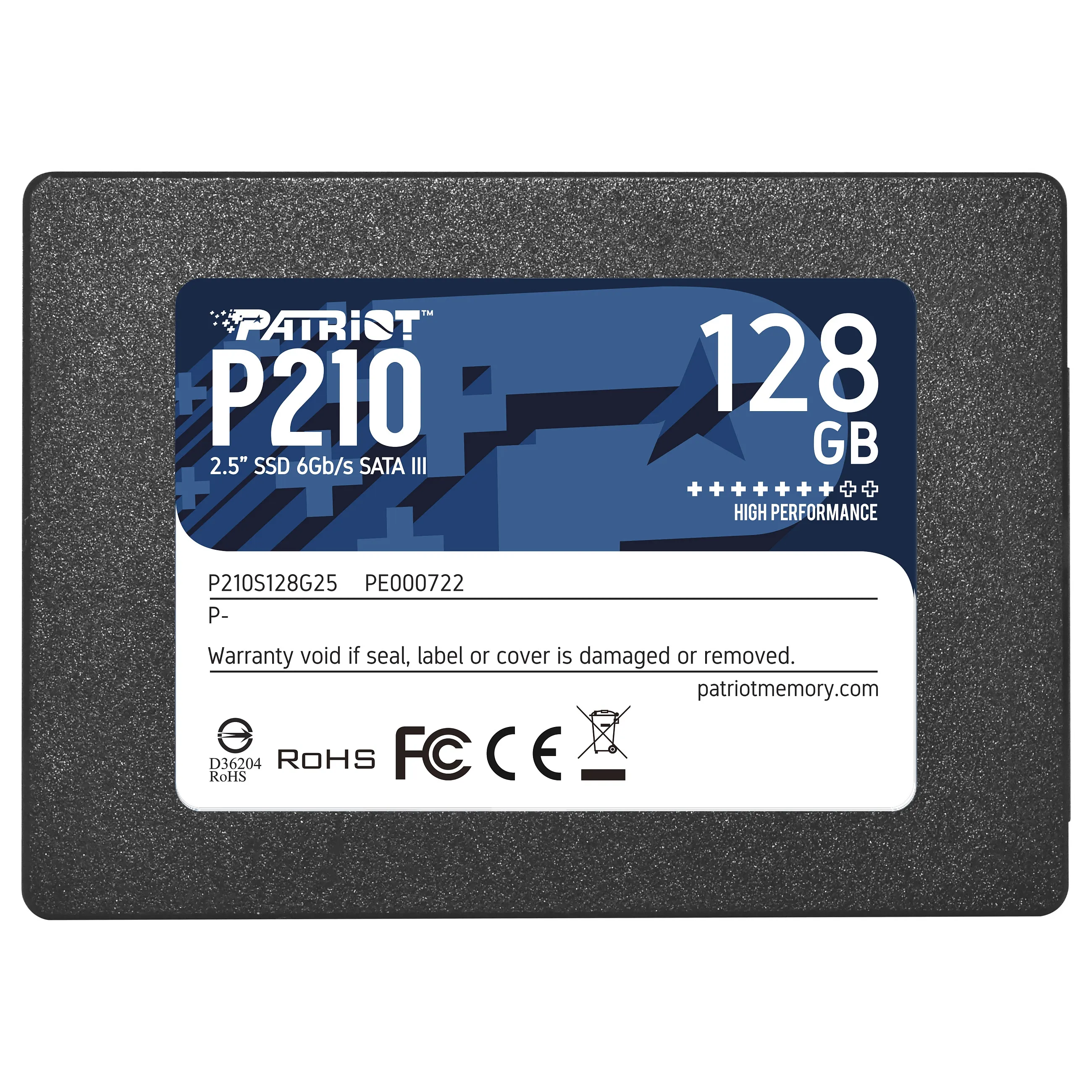 Patriot Memory P210 SSD diskas Patriot Memory P210 (P210S128G25)