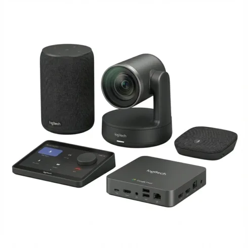 Logitech Medium Room+TAP+Rally+Google Meet Compute