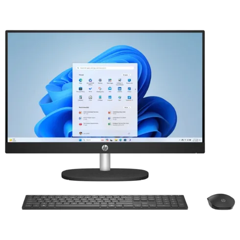 All-in-one kompiuteris HP 24-ct2450ng 23,8" FHD Ryzen AI 5 340 16GB/1TB SSD Win11 BX8Y9EA#ABD, baltos spalvos