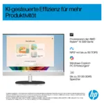 All-in-one kompiuteris HP 24-ct2450ng 23,8" FHD Ryzen AI 5 340 16GB/1TB SSD Win11 BX8Y9EA#ABD, baltos spalvos, vaizdas 6