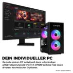 Stacionarus kompiuteris HP OMEN 35L GT16-0479ng Gaming PC Core Ultra 7 265F 32GB/1TB SSD RTX 5070Ti (BX8C2EA#ABD), vaizdas 8