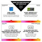 Stacionarus kompiuteris HP OMEN 35L GT16-0490ng Gaming PC Core Ultra 9 285K 32GB/1TB SSD RTX 5070 (C5JS3EA#ABD), vaizdas 9