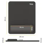 Pelės kilimėlis Fellowes Breyta 100142555, vaizdas 3