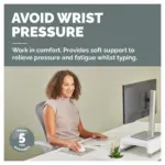 Pelės kilimėlis Fellowes 100142574 wrist rest, vaizdas 2