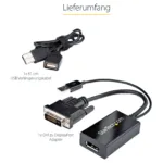 Vaizdo adapteris StarTech.com DVI2DP2, vaizdas 15