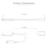 StarTech.com 128-HDMI-DISPLAYPORT video cable adapter