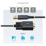 Nuoseklusis kabelis StarTech.com 1P3FFCB-USB-SERIAL, vaizdas 12