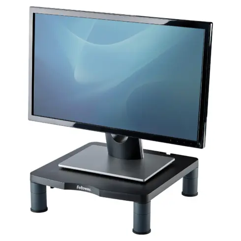Monitoriaus laikiklis Fellowes Monitorständer bis 21" Max.27KG verstellbar (9169301), juodos spalvos