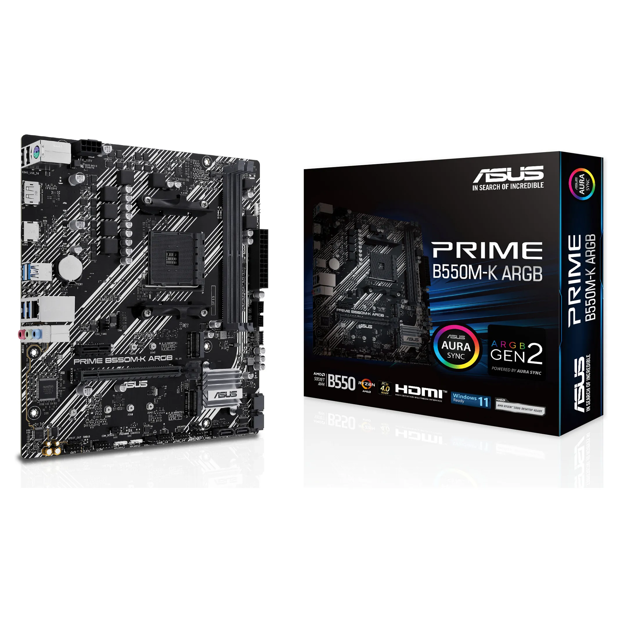 ASUS PRIME B550M-K ARGB ASUS PRIME B550M-K ARGB