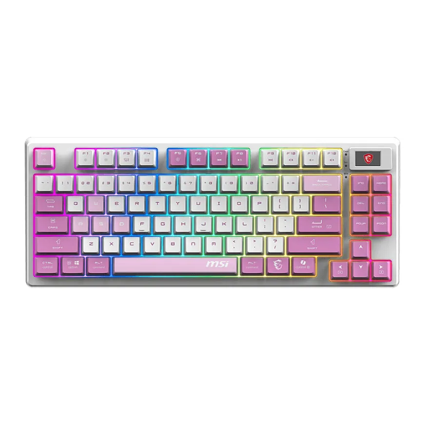 MSI FORGE GK600 TKL WIRELESS VIOLET keyboard MSI FORGE GK600 TKL WIRELESS VIOLET keyboard