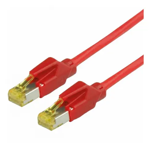 Tinklo kabelis DRAKA Patchkabel Cat.6A (Class EA) S/FTP, UC900 TM31, LSOH, rot, 5 m (21.05.9551)