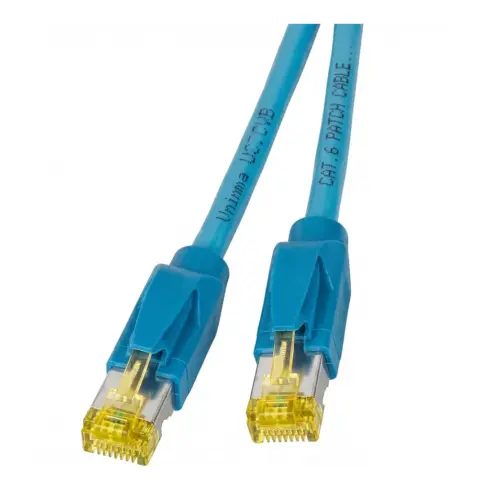 Tinklo kabelis DRAKA Patchkabel Cat.6A (Class EA) S/FTP, UC900 TM31, LSOH, blau, 2 m (21.05.9524)