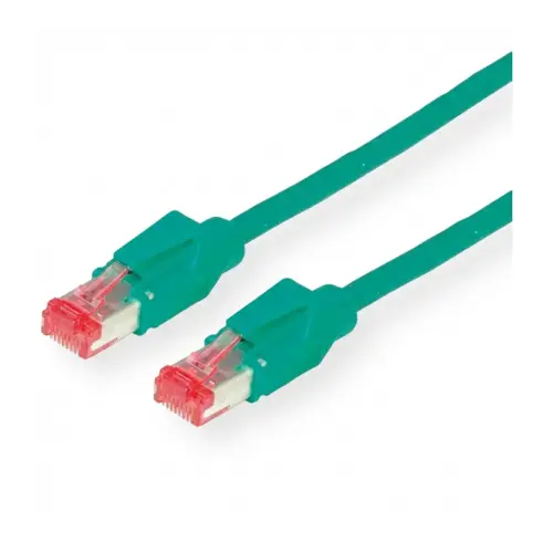 Tinklo kabelis Secomp KERPEN Patchkabel Cat.6 (Class E) S/F, MegaLine F6-90, HiRose TM21, LSOH, grn, 2 m (21.08.9233)