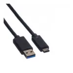 USB kabelis ROLINE USB 3.1 Cable, A-C, M/M 0.5 m (11.02.9010), vaizdas 2