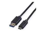 USB kabelis ROLINE USB 3.1 Cable, A-C, M/M 0.5 m (11.02.9010)